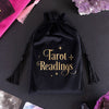 Black Tarot Readings Drawstring Pouch