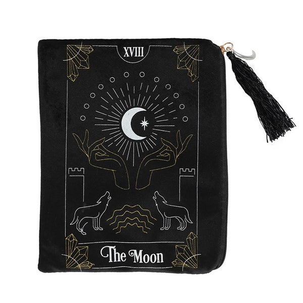 Moon Tarot Card Zipped Bag