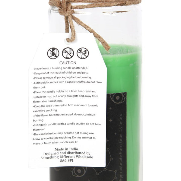 Green Tea Luck Spell Tube Candle