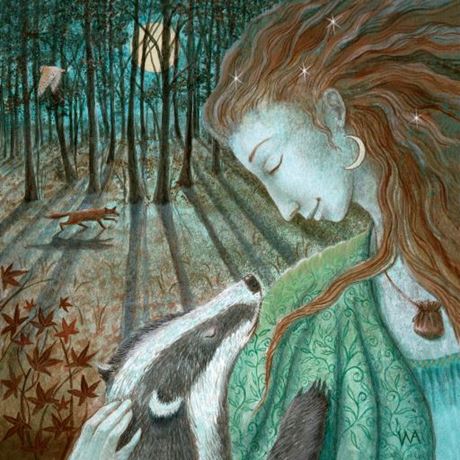 Lady Moon Serenity Tile