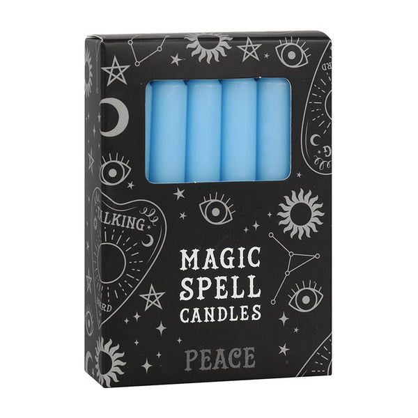 Light Blue "Peace" Spell Candle