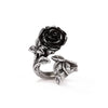 Wild Black Rose Ring
