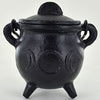 Triple Moon Cast Iron Small Cauldron