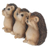 Three Wise Hedgehogs
