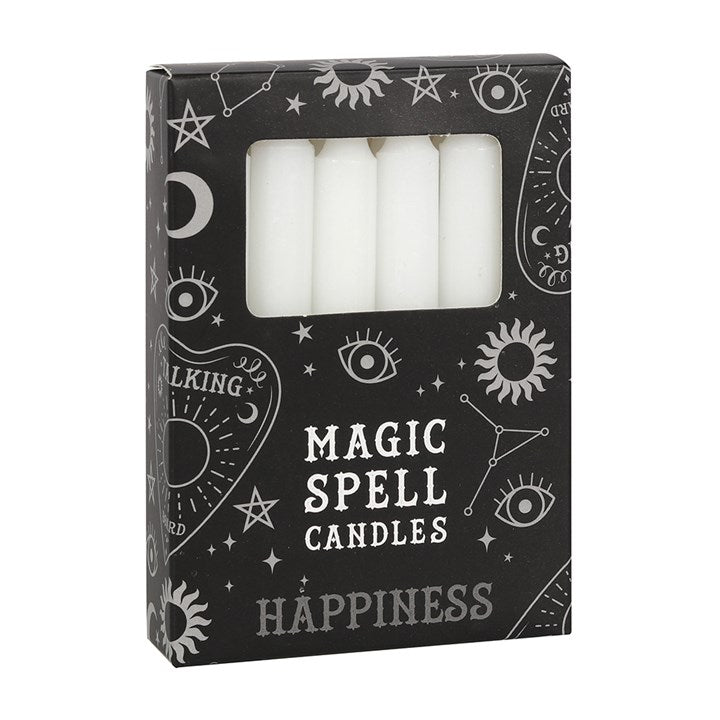 White 'Happiness' Spell Candle