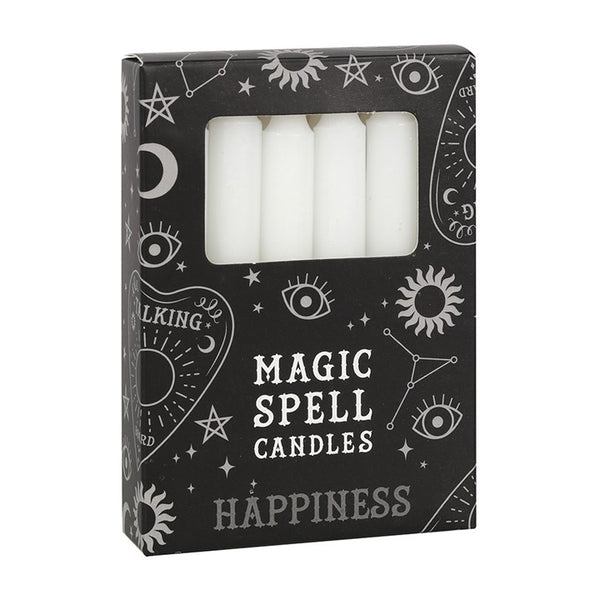 White 'Happiness' Spell Candle