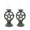 Wiccan Pentagram Candlestick