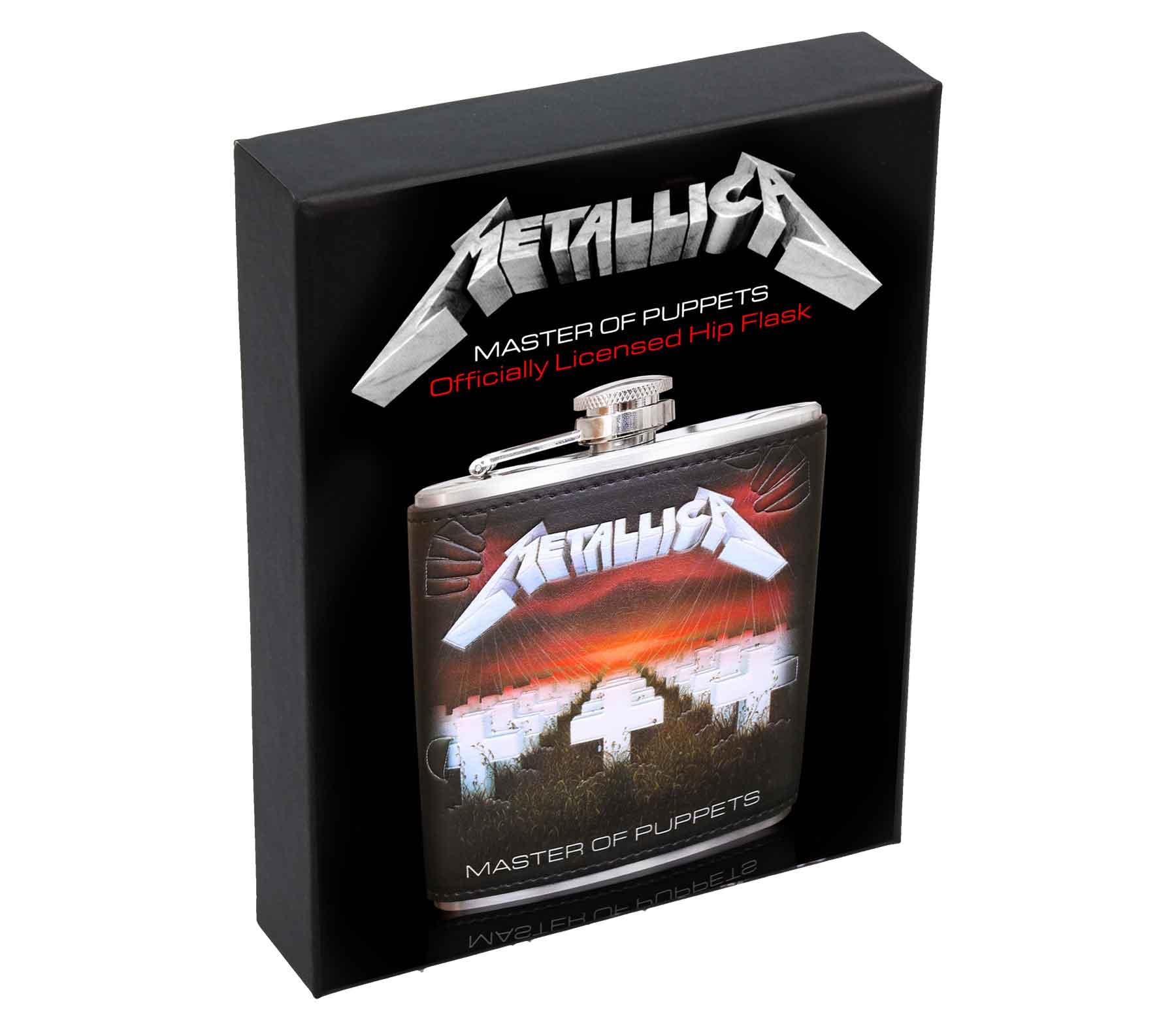 Master of Puppets Hip Flask