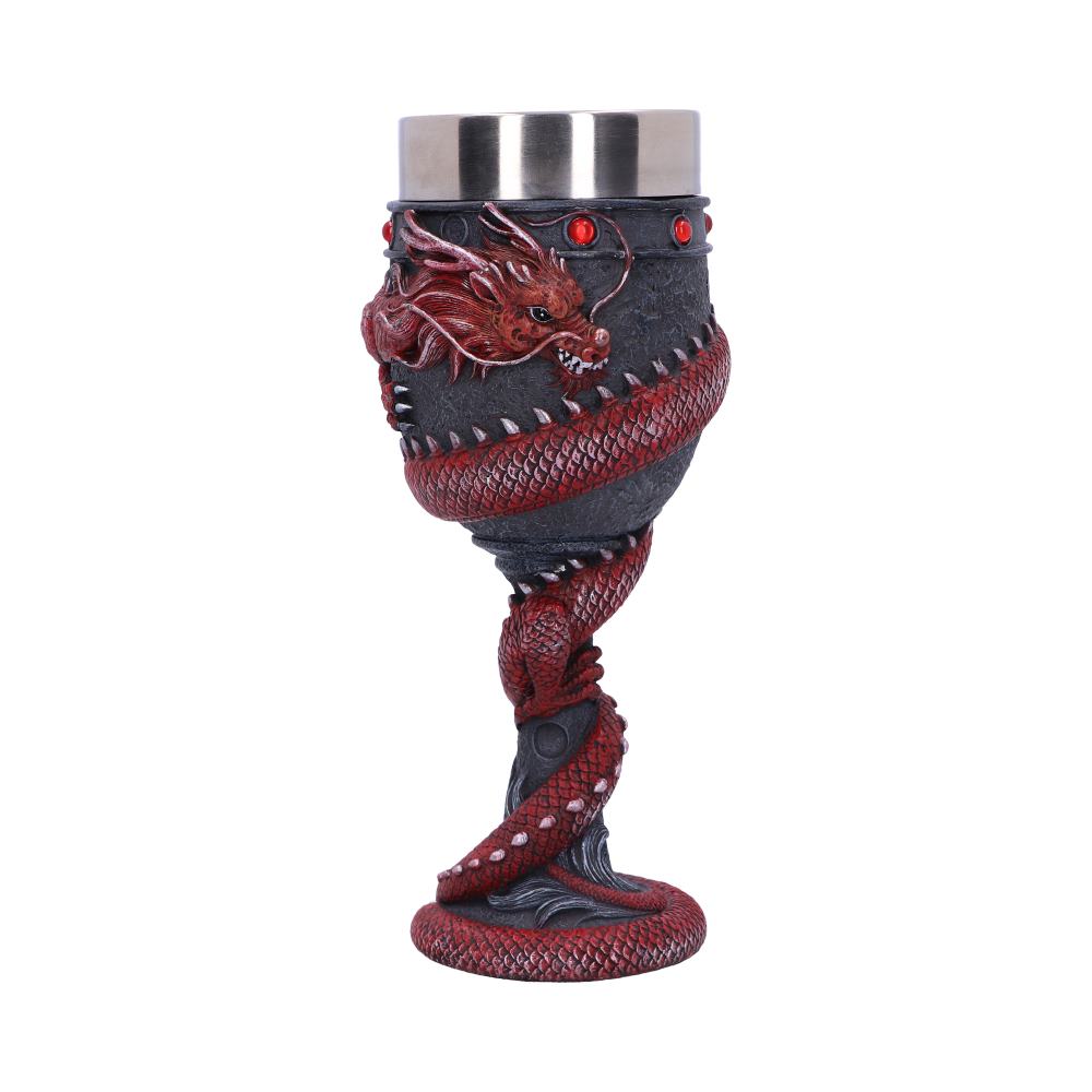 Dragon Coil Goblet Red