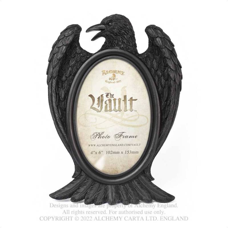 Black Raven Picture Frame