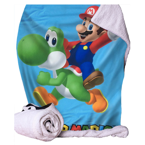 Mario and Yoshi Throw
