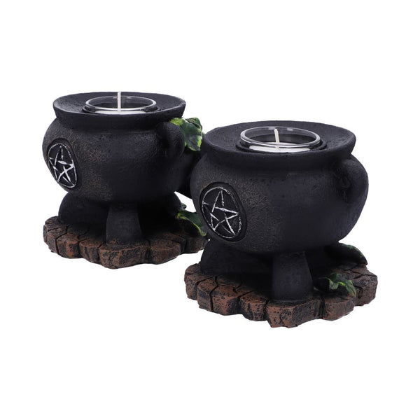 Ivy Cauldron Candle Holders