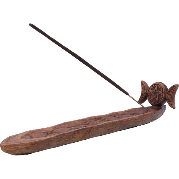 Triple Moon Goddess Incense Holder