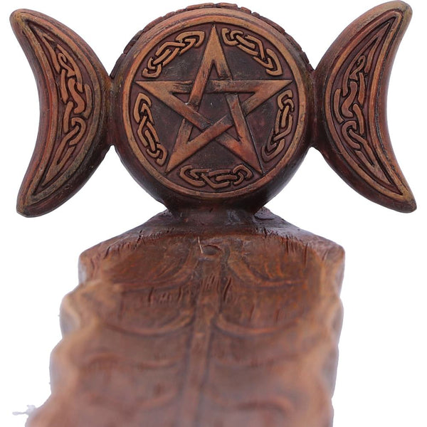 Triple Moon Goddess Incense Holder